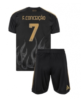 Juventus Francisco Conceicao #7 Maglia Gara Terza Repliche 2026-27 Bambino Maniche Corte